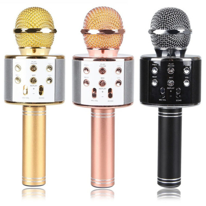 New-Portable-Bluetooth-Wireless-Ws-858-Stereo-KTV-Karaoke-Microphone-Support-TF-Card-for-Samrt-Phone